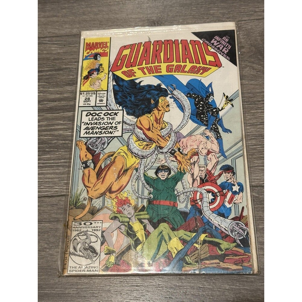 Marvel Guardians Of The Galaxy #28 Single Issue Comic Color 1992 First Printing
